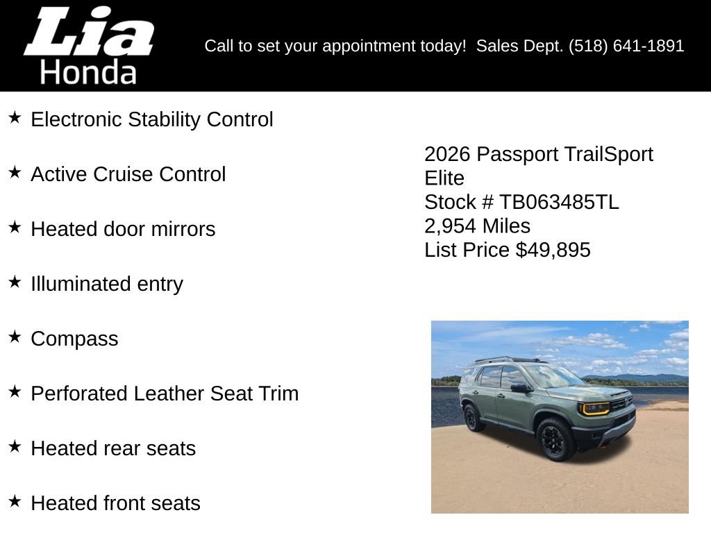 Used 2026 Honda Passport TrailSport Elite image 7