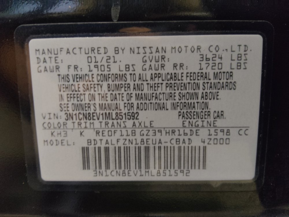 Used 2021 Nissan Versa SV FWD image 33