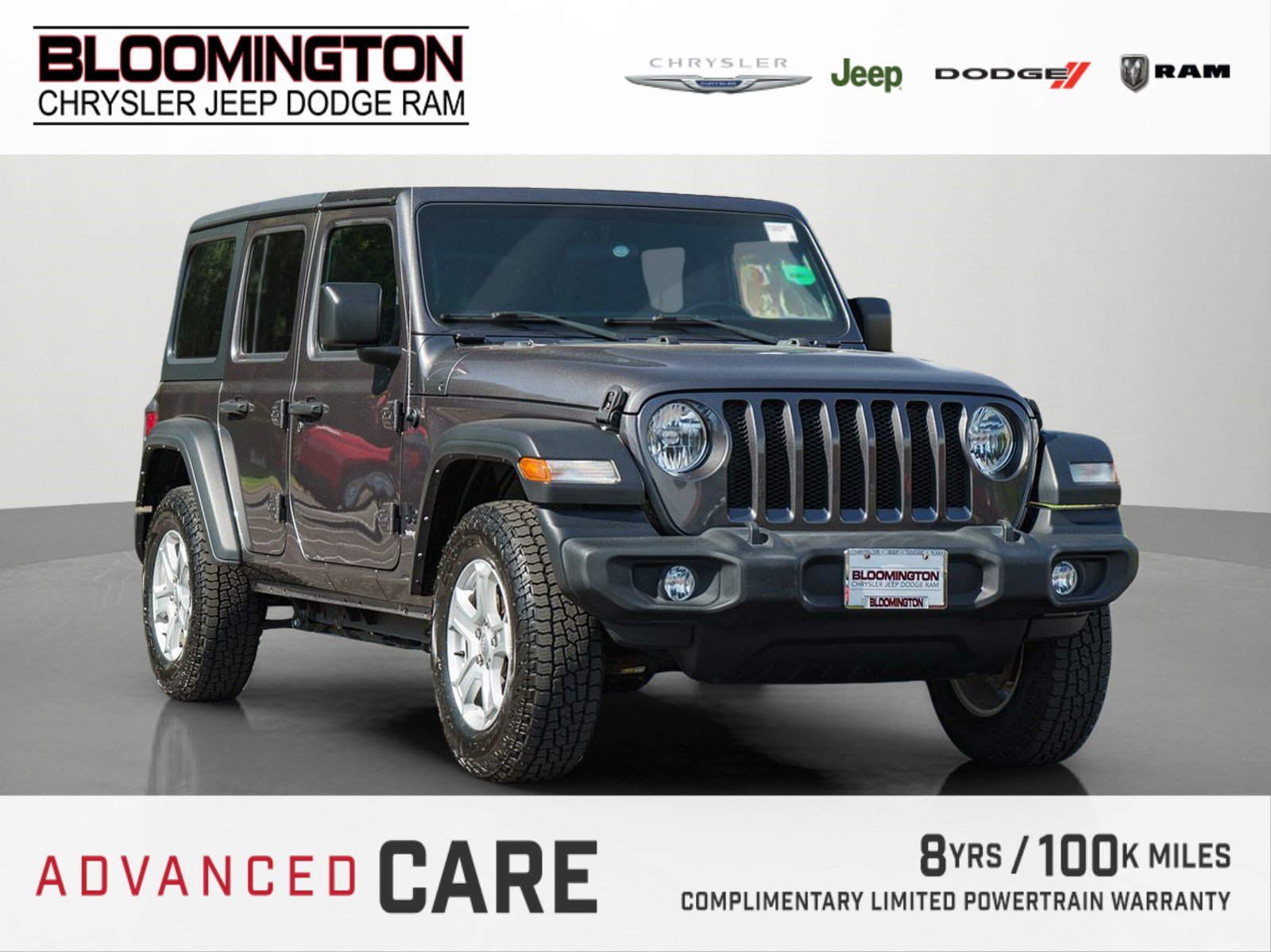 Used 2021 Jeep Wrangler Unlimited Sport AWD/4WD image 1