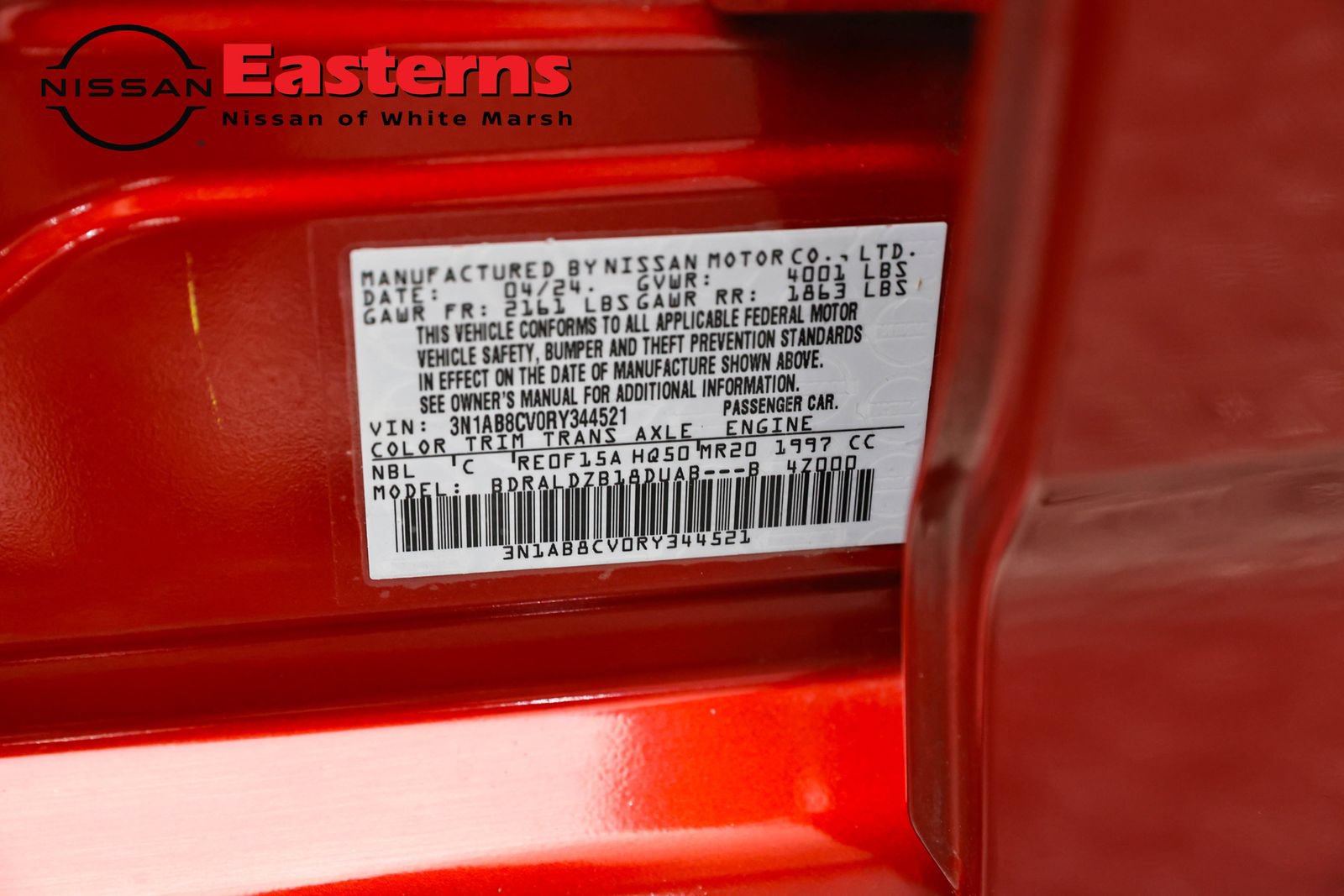 Used 2024 Nissan Sentra SV w/ SV Premium Package FWD image 36