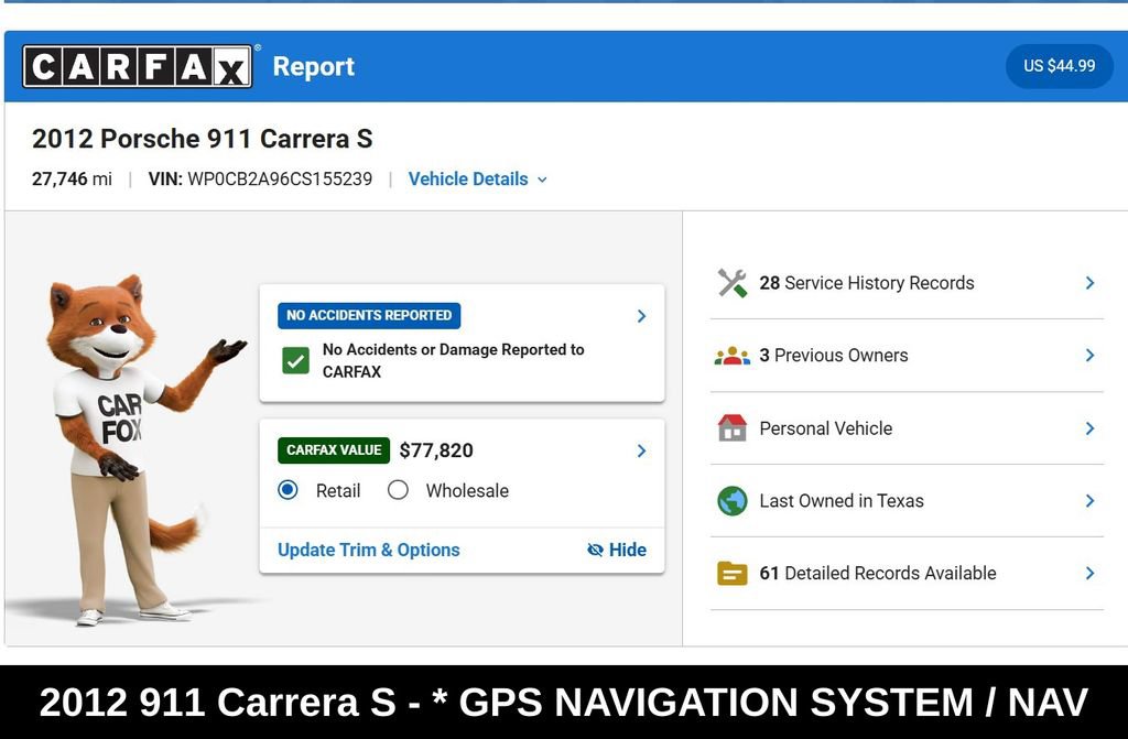 Used 2012 Porsche 911 Carrera S RWD image 9