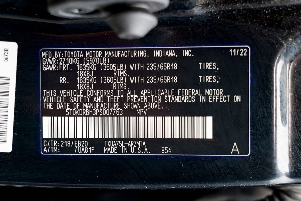 Used 2023 Toyota Highlander XLE AWD/4WD image 58
