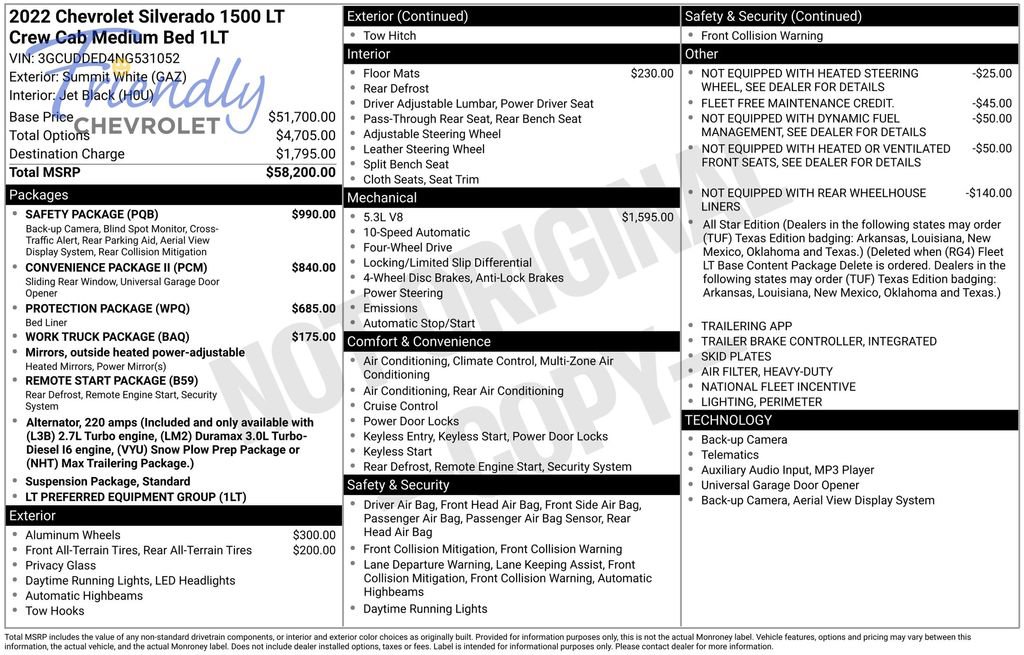Used 2022 Chevrolet Silverado 1500 LT w/ Safety Package AWD/4WD image 6