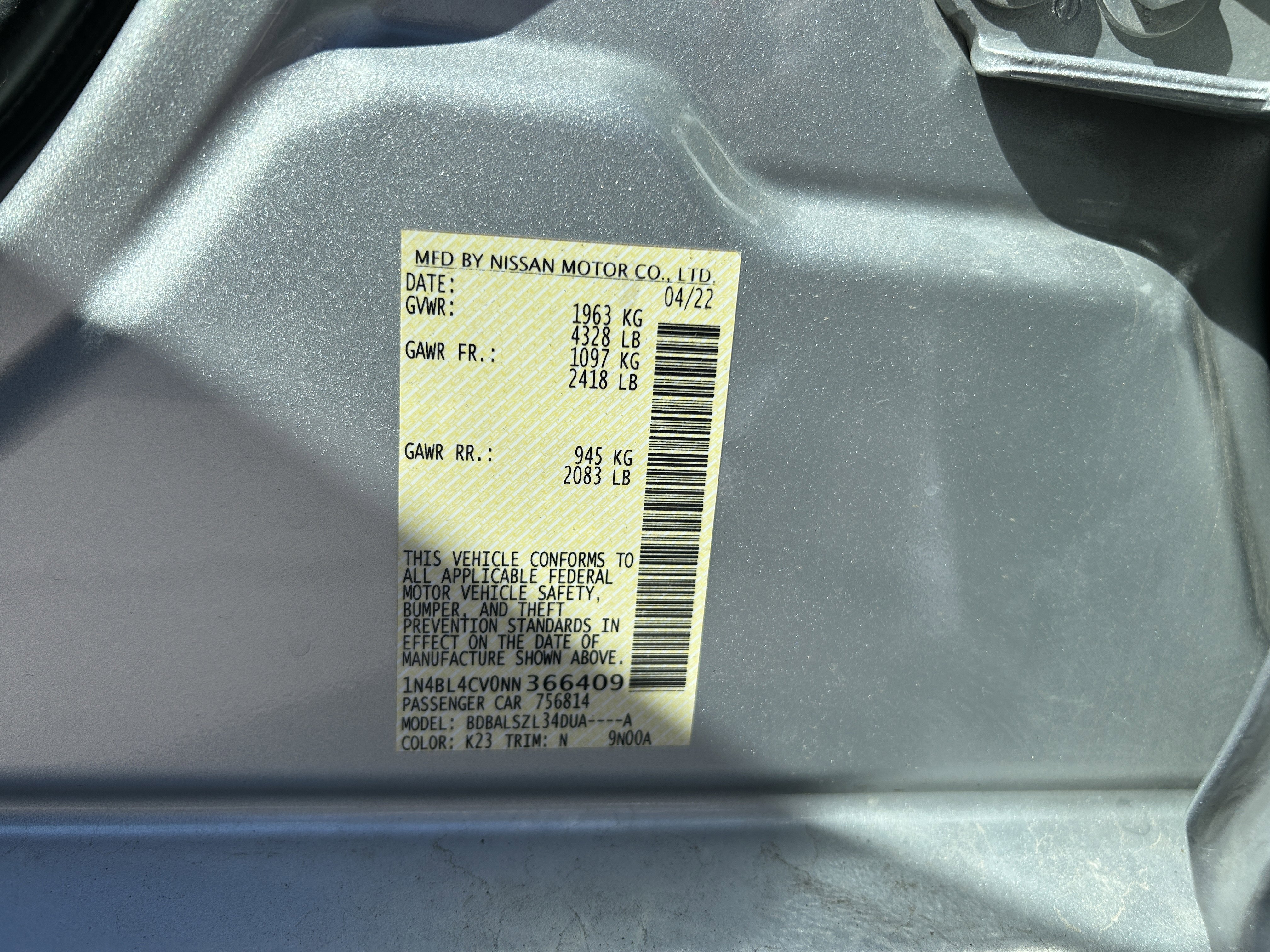 Used 2022 Nissan Altima 2.5 SR FWD image 14