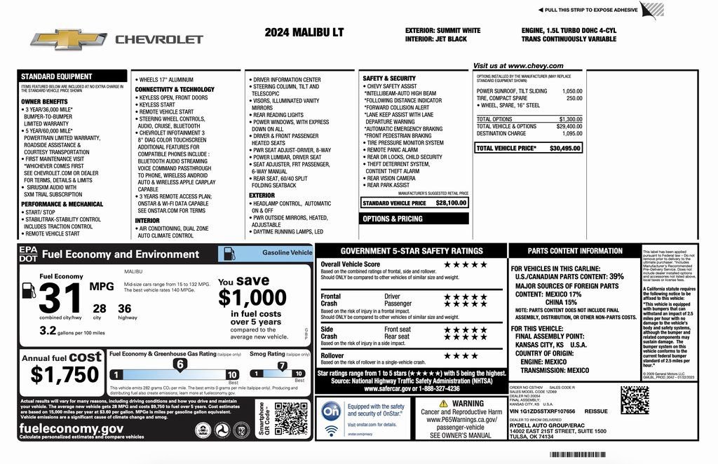 Used 2024 Chevrolet Malibu LT video 2
