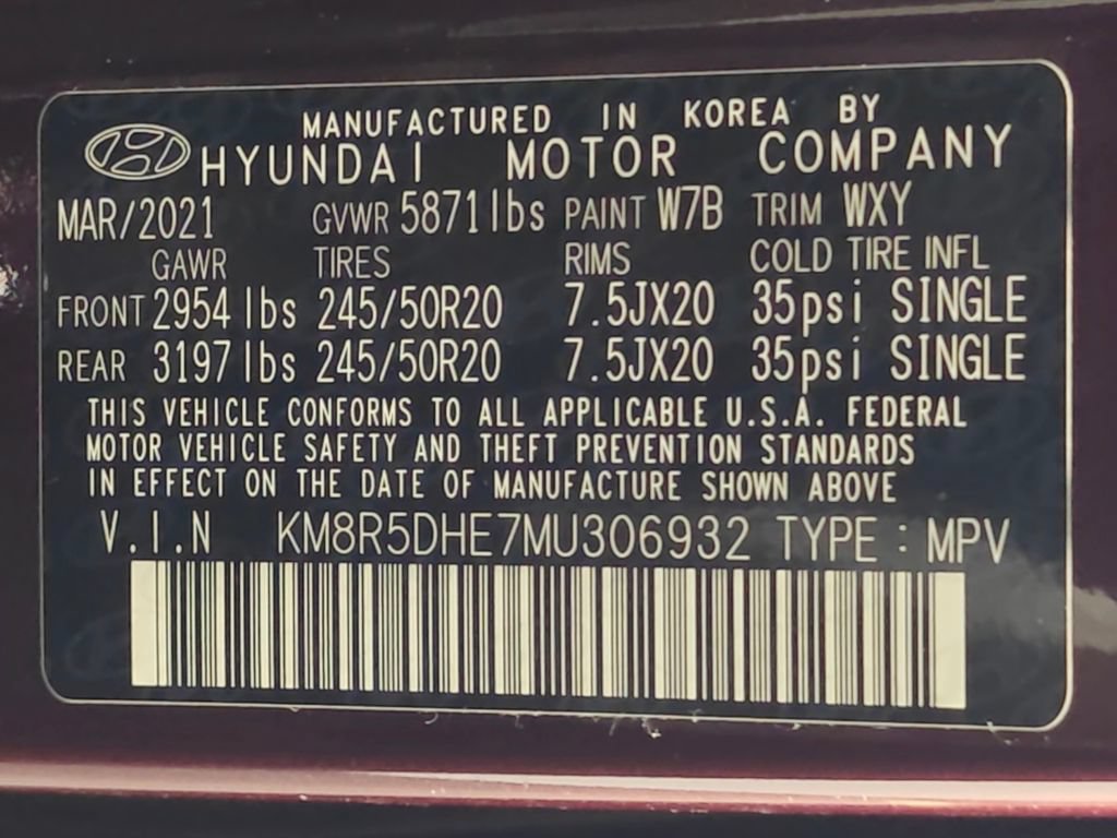 Used 2021 Hyundai Palisade Limited AWD/4WD image 84