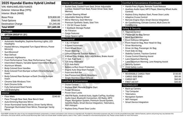 Used 2025 Hyundai Elantra Limited FWD image 53