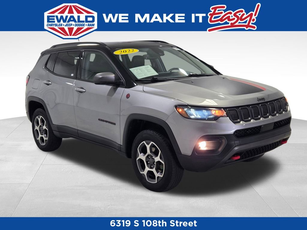 Certified 2022 Jeep Compass Trailhawk w/ Sun and Sound Group image 1