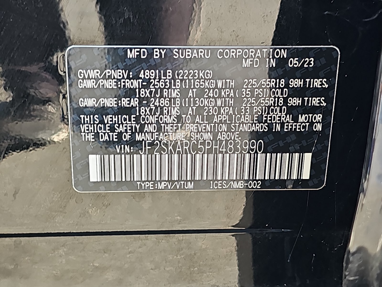 Certified 2023 Subaru Forester Touring AWD/4WD image 39