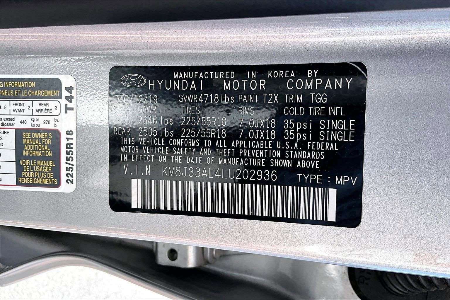 Used 2020 Hyundai Tucson SEL FWD image 32