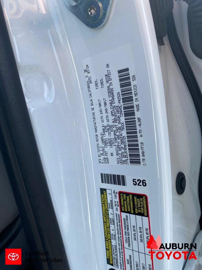 Certified 2024 Toyota Tacoma SR5 AWD/4WD image 35