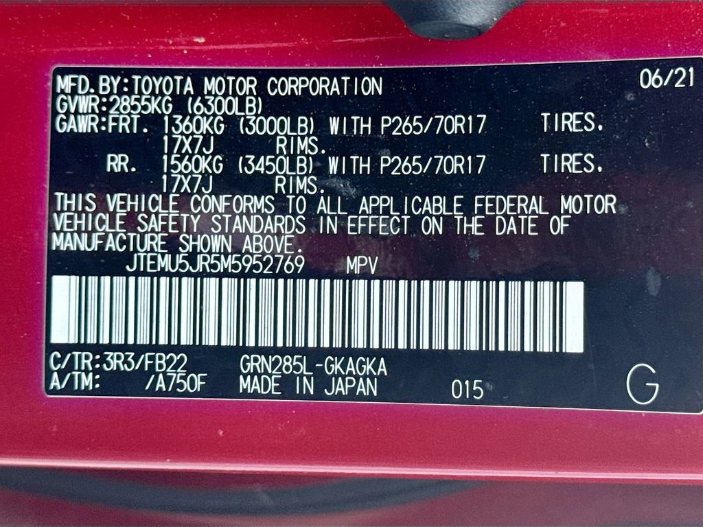 Used 2021 Toyota 4Runner SR5 image 30