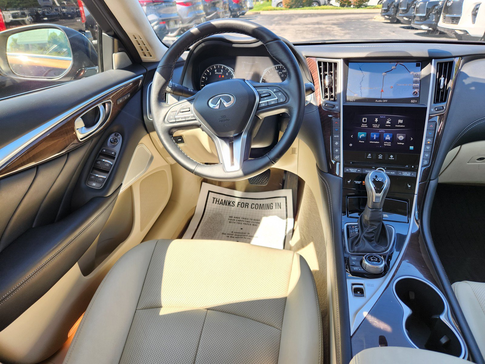 Certified 2018 INFINITI Q50 Luxe w/ Sensory Package (Luxe) AWD/4WD image 13