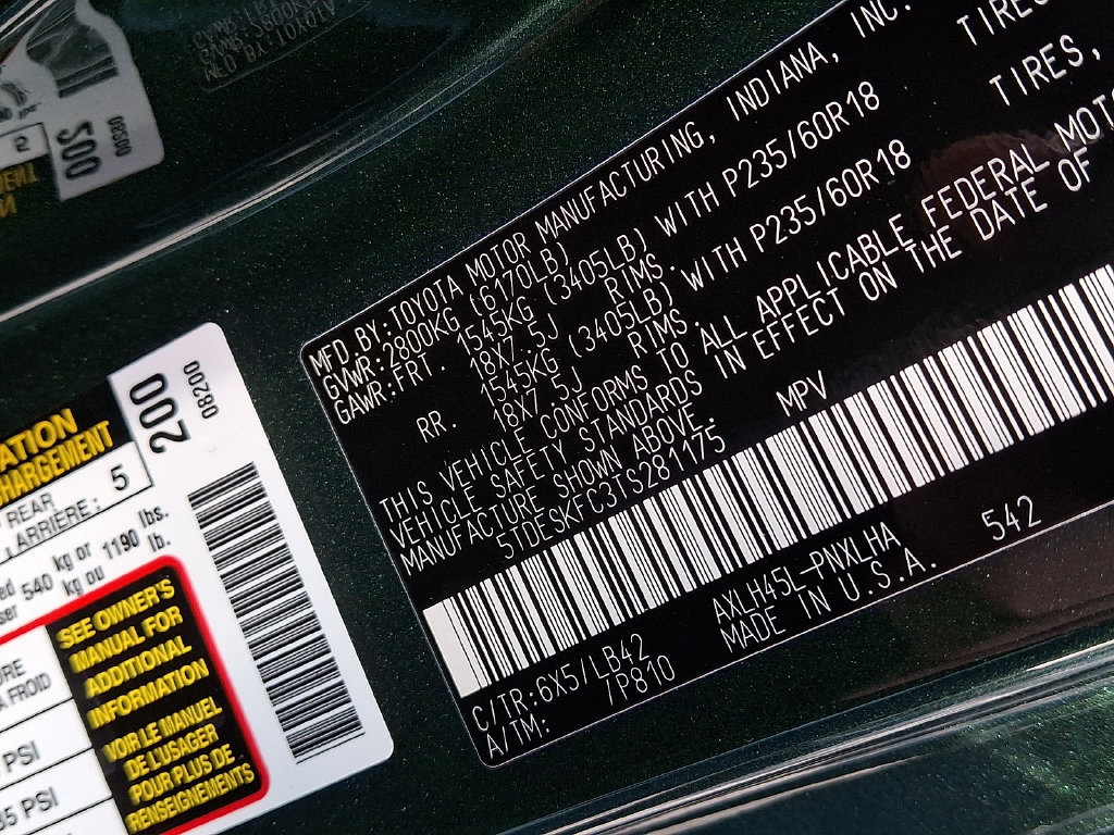 New 2026 Toyota Sienna Platinum AWD/4WD image 20