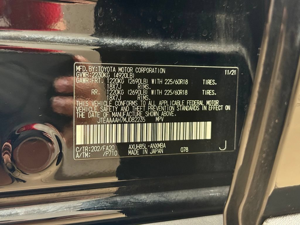 Certified 2021 Toyota Venza LE AWD/4WD image 29