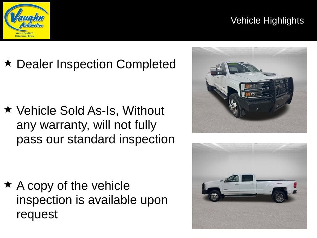 Used 2019 Chevrolet Silverado 3500 High Country w/ Duramax Plus Package image 2
