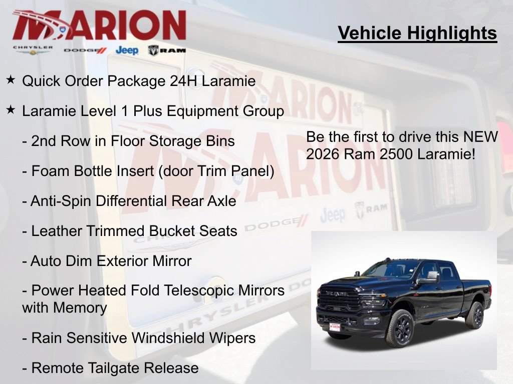New 2026 RAM 2500 Laramie w/ Night Edition AWD/4WD image 5