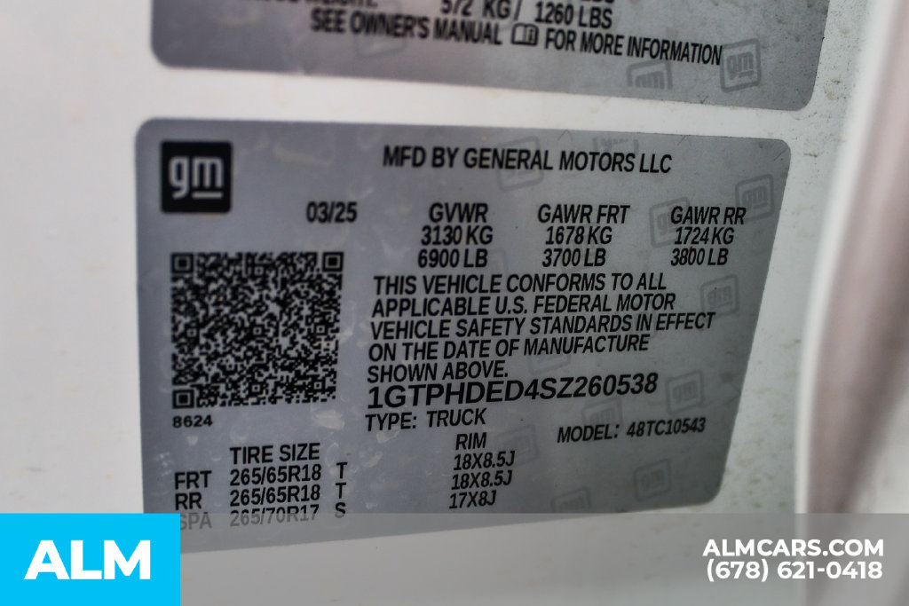 Used 2025 GMC Sierra 1500 SLT RWD image 39