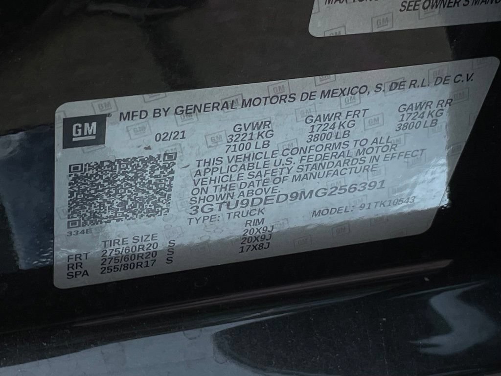 Used 2021 GMC Sierra 1500 SLT AWD/4WD image 33