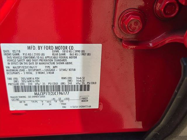 Certified 2018 Ford EcoSport SE FWD image 23