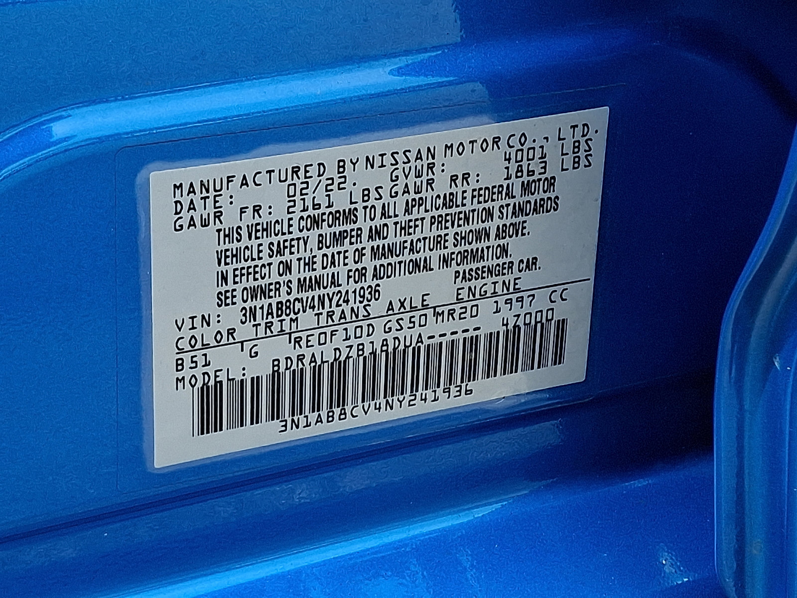 Used 2022 Nissan Sentra SV image 27