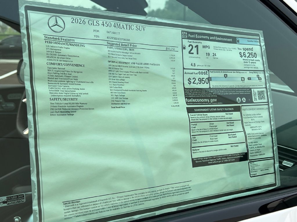 New 2026 Mercedes-Benz GLS 450 4MATIC image 39