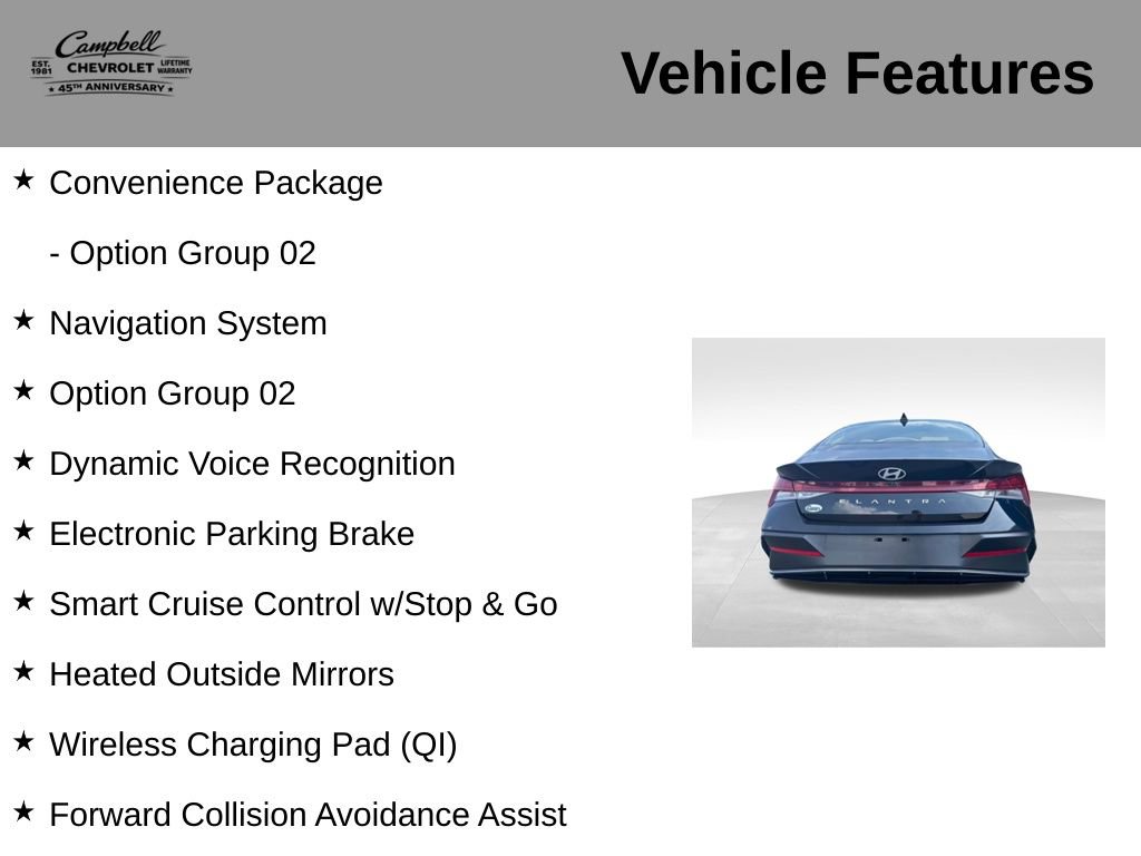 Used 2024 Hyundai Elantra SEL w/ Convenience Package FWD image 5