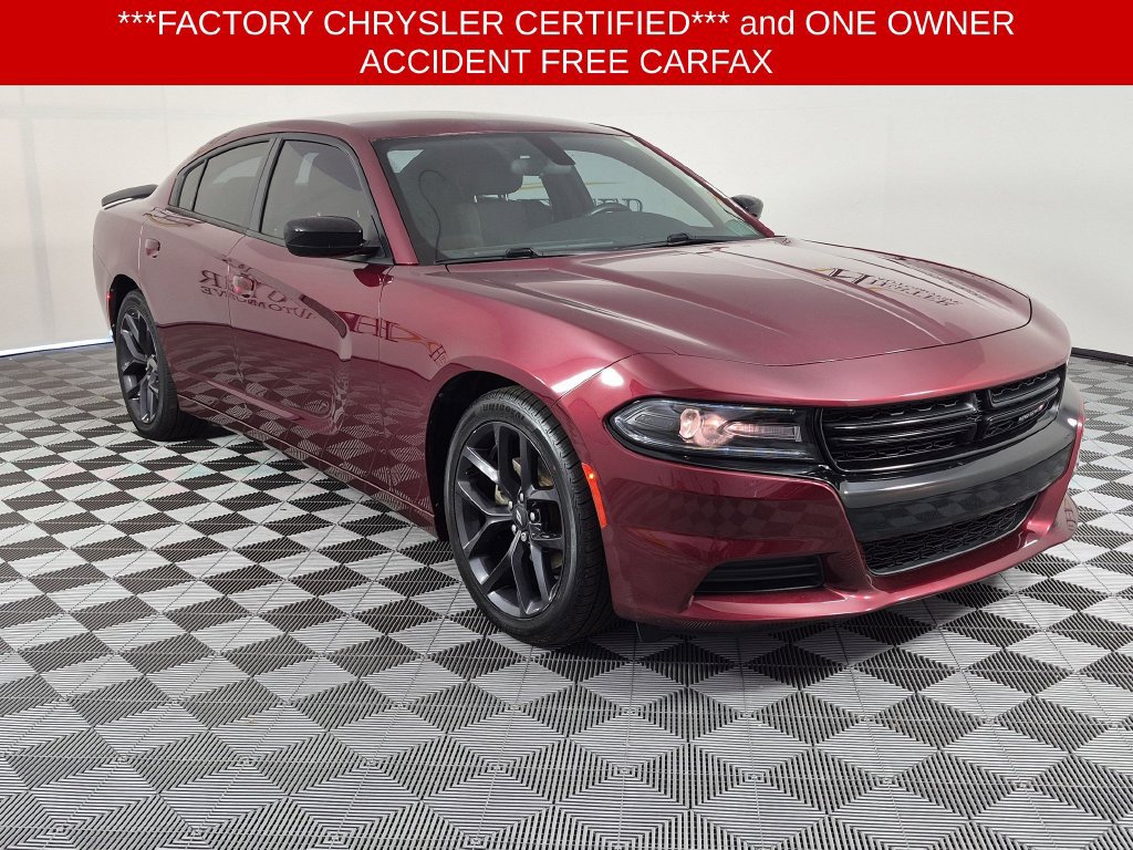 Certified 2021 Dodge Charger SXT w/ Blacktop Package RWD image 2