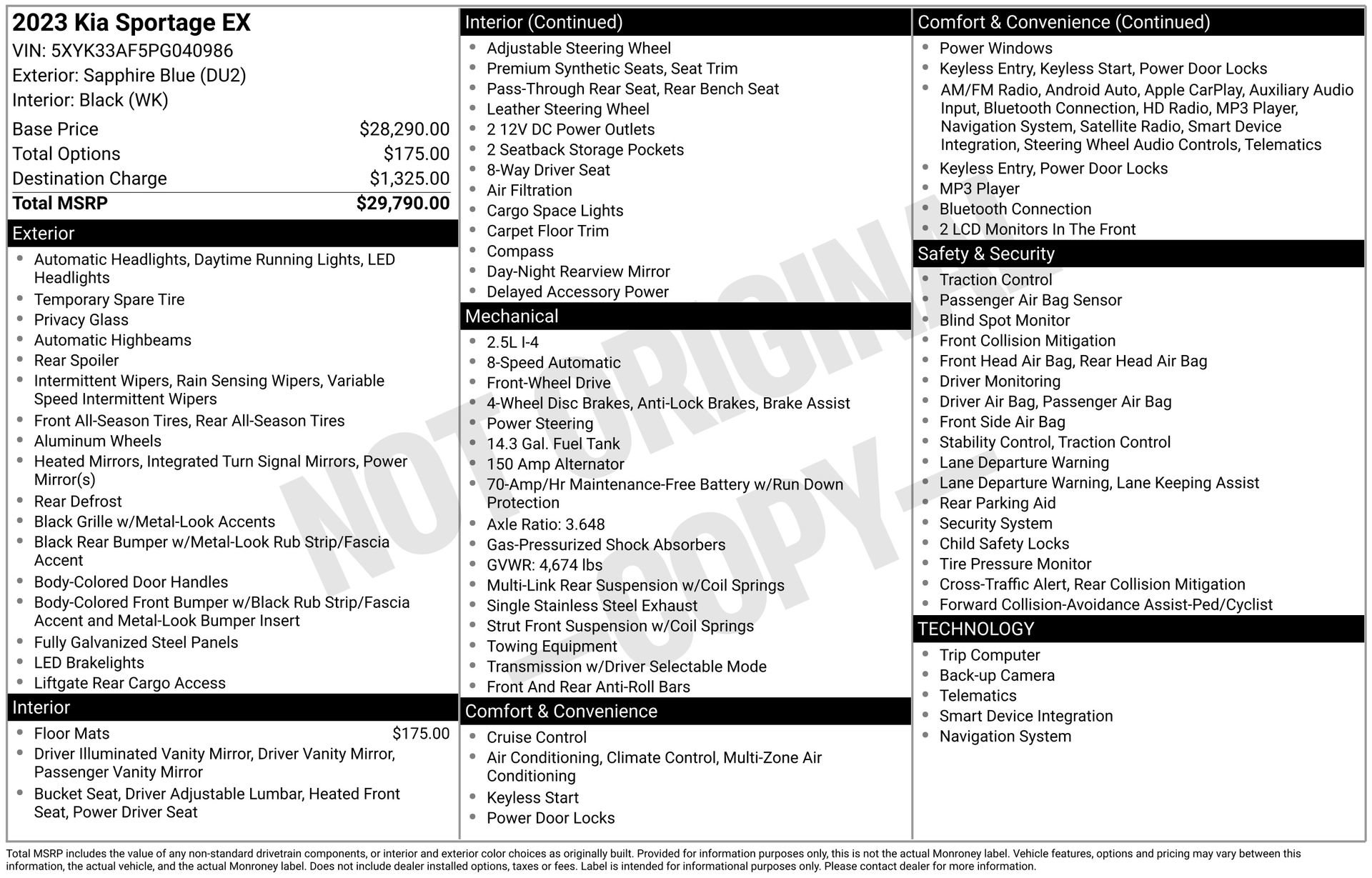 Used 2023 Kia Sportage EX image 3