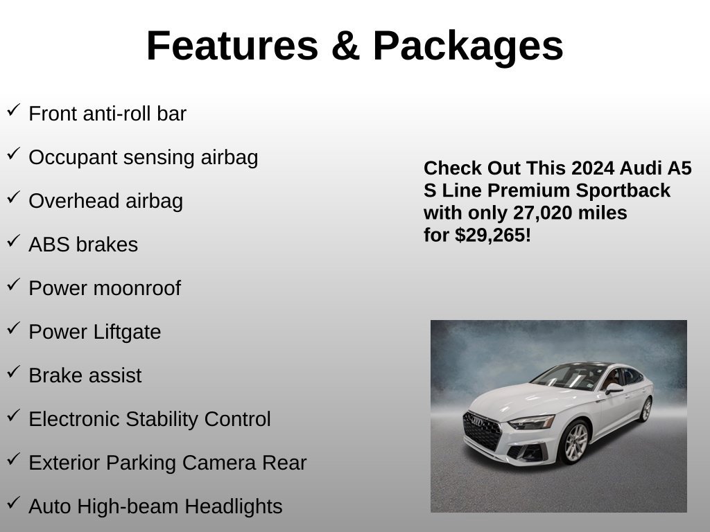 Used 2024 Audi A5 2.0T Premium w/ Convenience Package AWD/4WD image 17