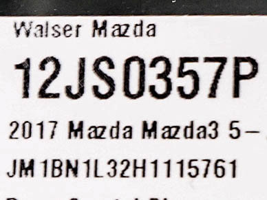 Used 2017 MAZDA MAZDA3 Touring FWD image 30