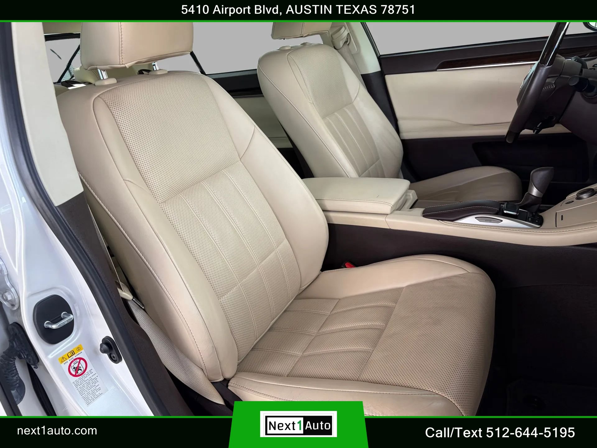 Used 2018 Lexus ES 350 w/ Luxury Package w/Wood Trim FWD image 24