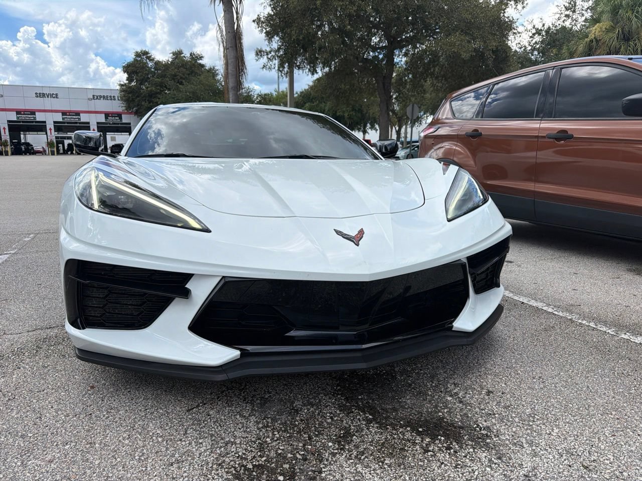 Used 2021 Chevrolet Corvette Stingray Coupe w/ Engine Appearance Package RWD image 2
