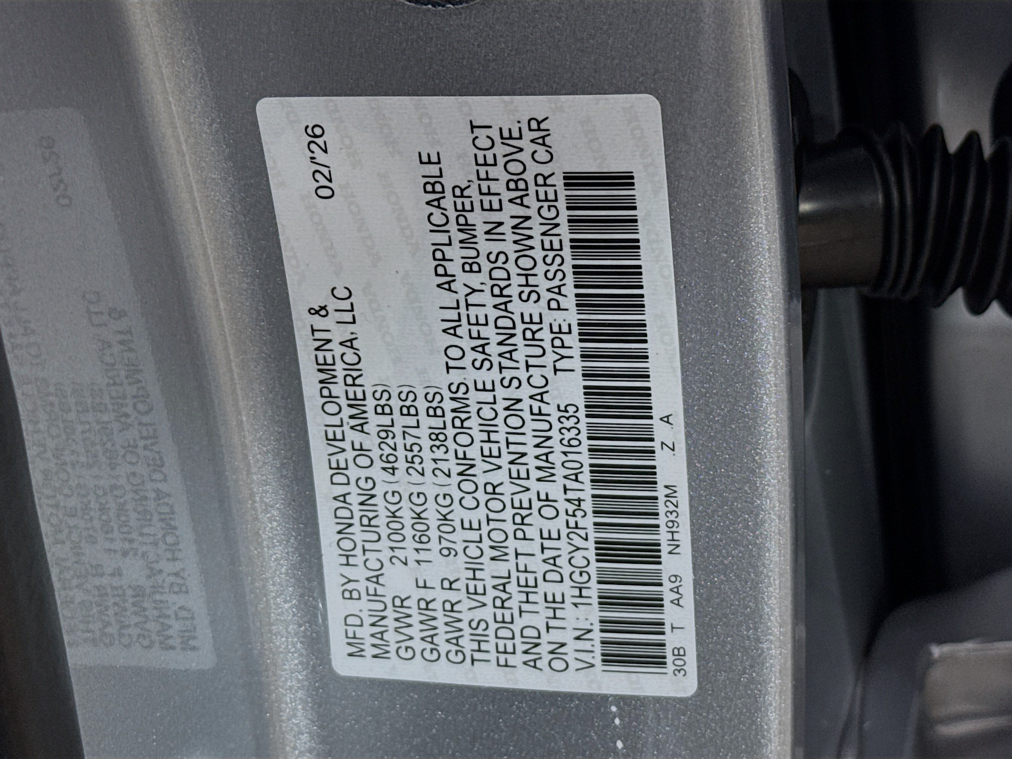 New 2026 Honda Accord Sport image 37