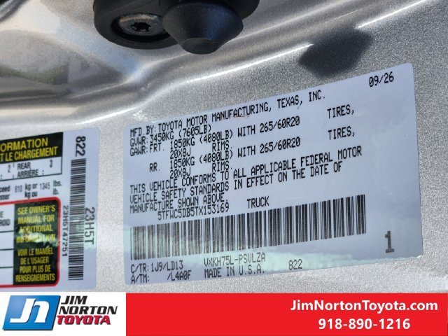 New 2026 Toyota Tundra Limited w/ Limited PVM Package AWD/4WD image 24