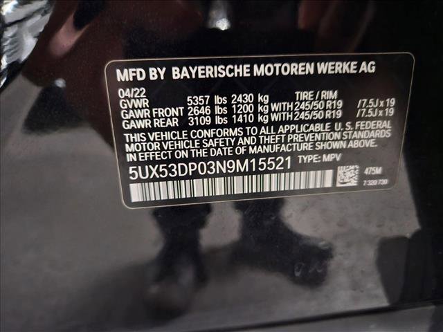 Certified 2022 BMW X3 xDrive30i w/ Premium Package 2 image 25