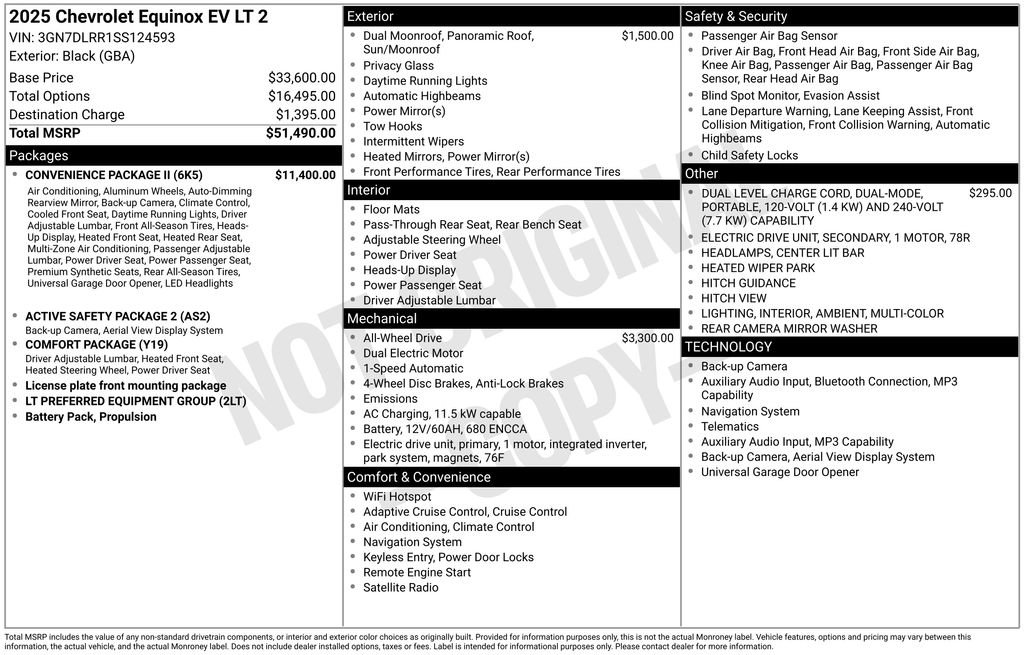 Used 2025 Chevrolet Equinox EV LT w/ Convenience Package II AWD/4WD image 19