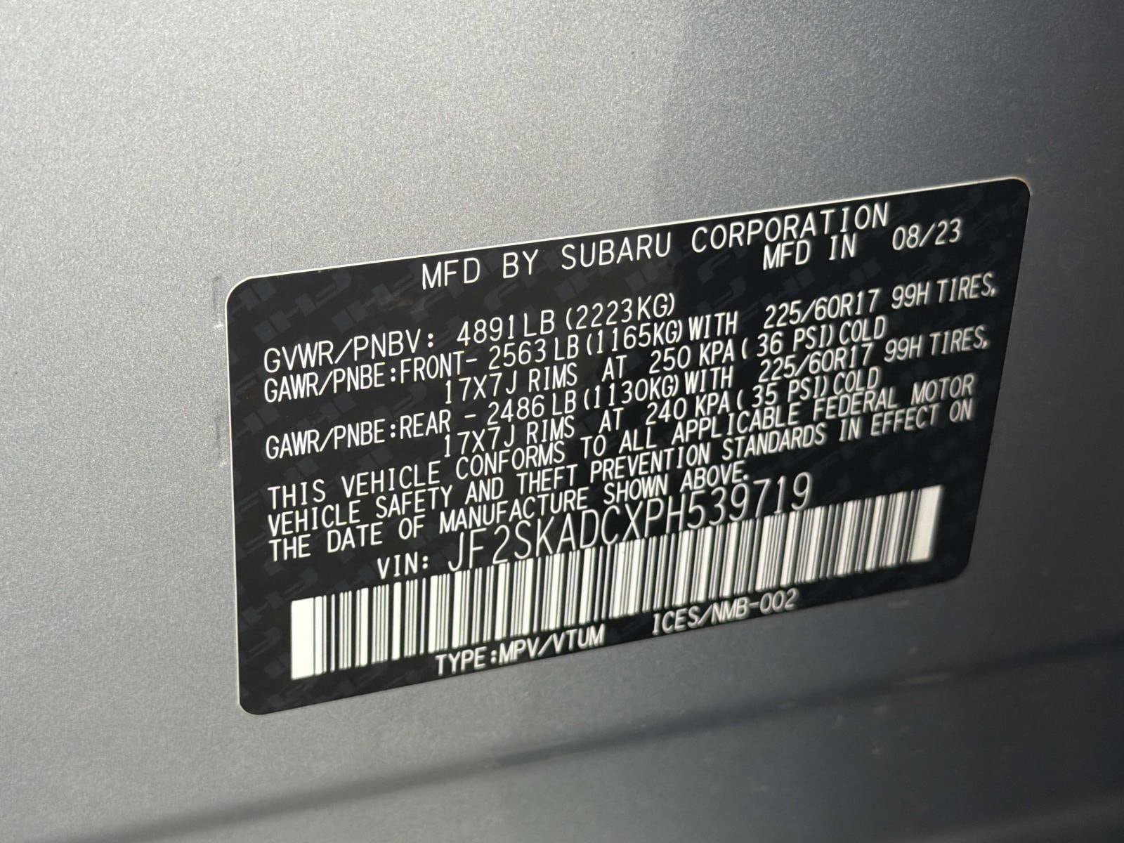 Certified 2023 Subaru Forester Premium AWD/4WD image 36