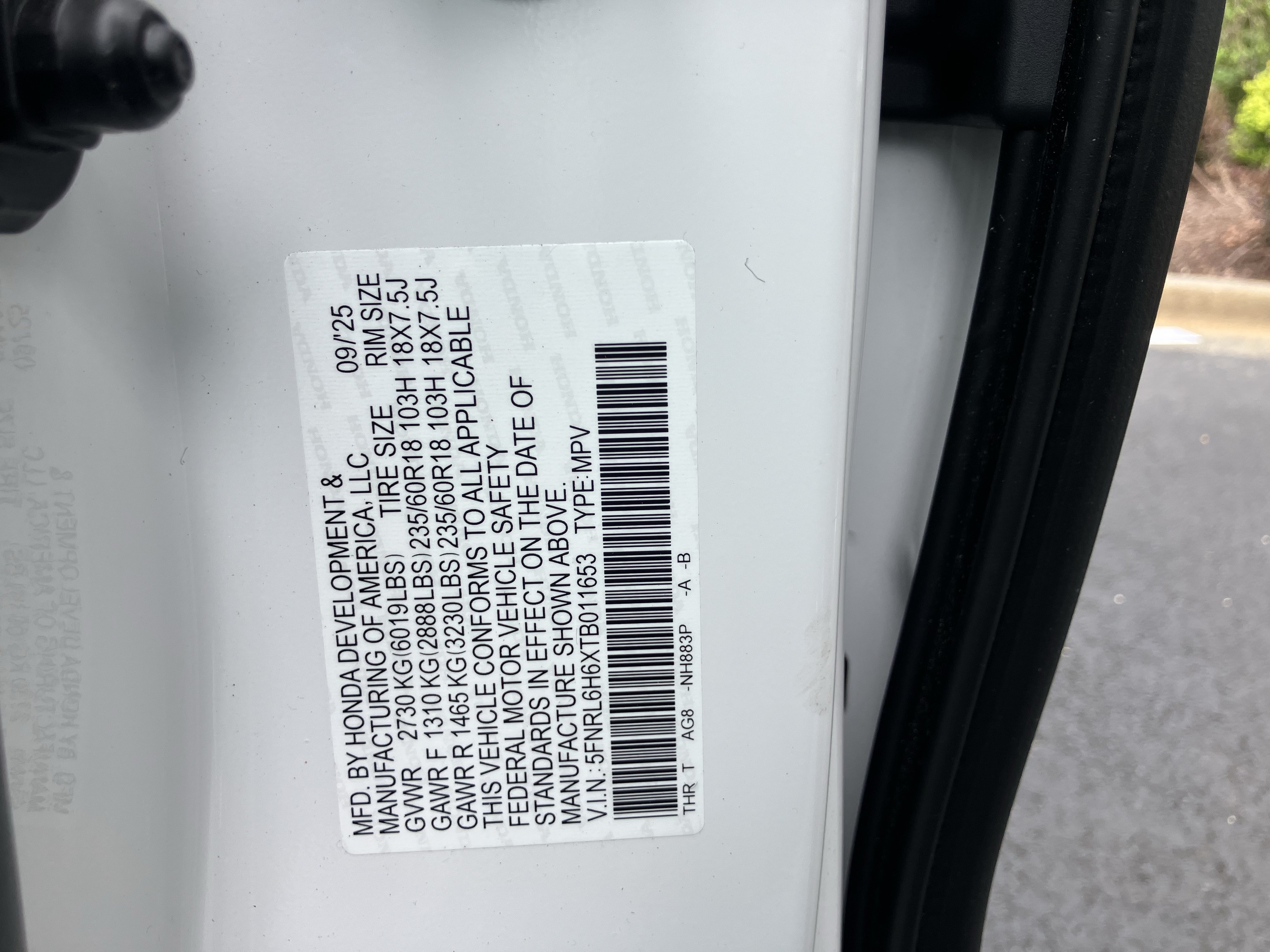 Certified 2026 Honda Odyssey EX-L image 36