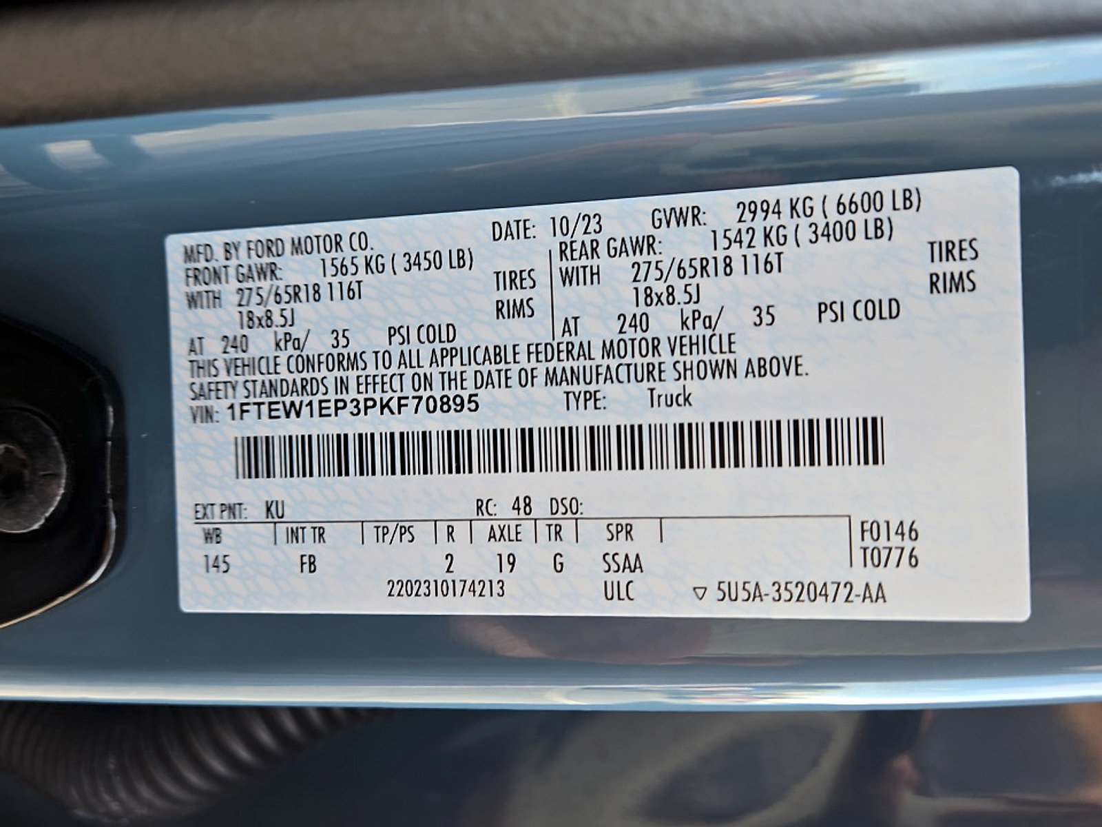 Certified 2023 Ford F150 XLT w/ Equipment Group 302A High AWD/4WD image 24