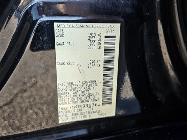 Used 2014 Nissan Altima 2.5 S w/ Sport Value Package image 7