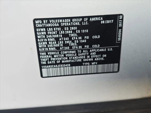 Used 2018 Volkswagen Atlas S image 23