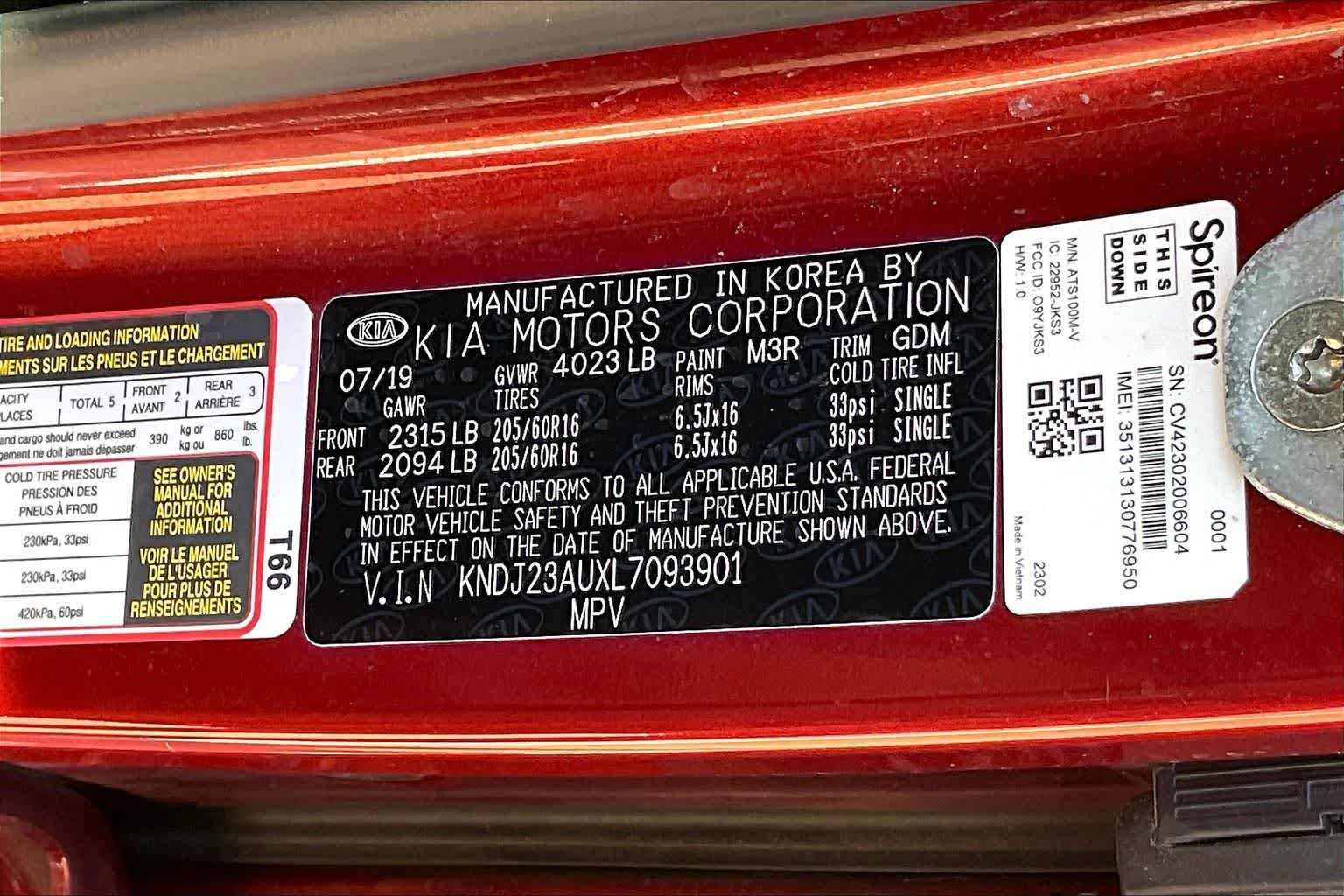 Used 2020 Kia Soul LX FWD image 19