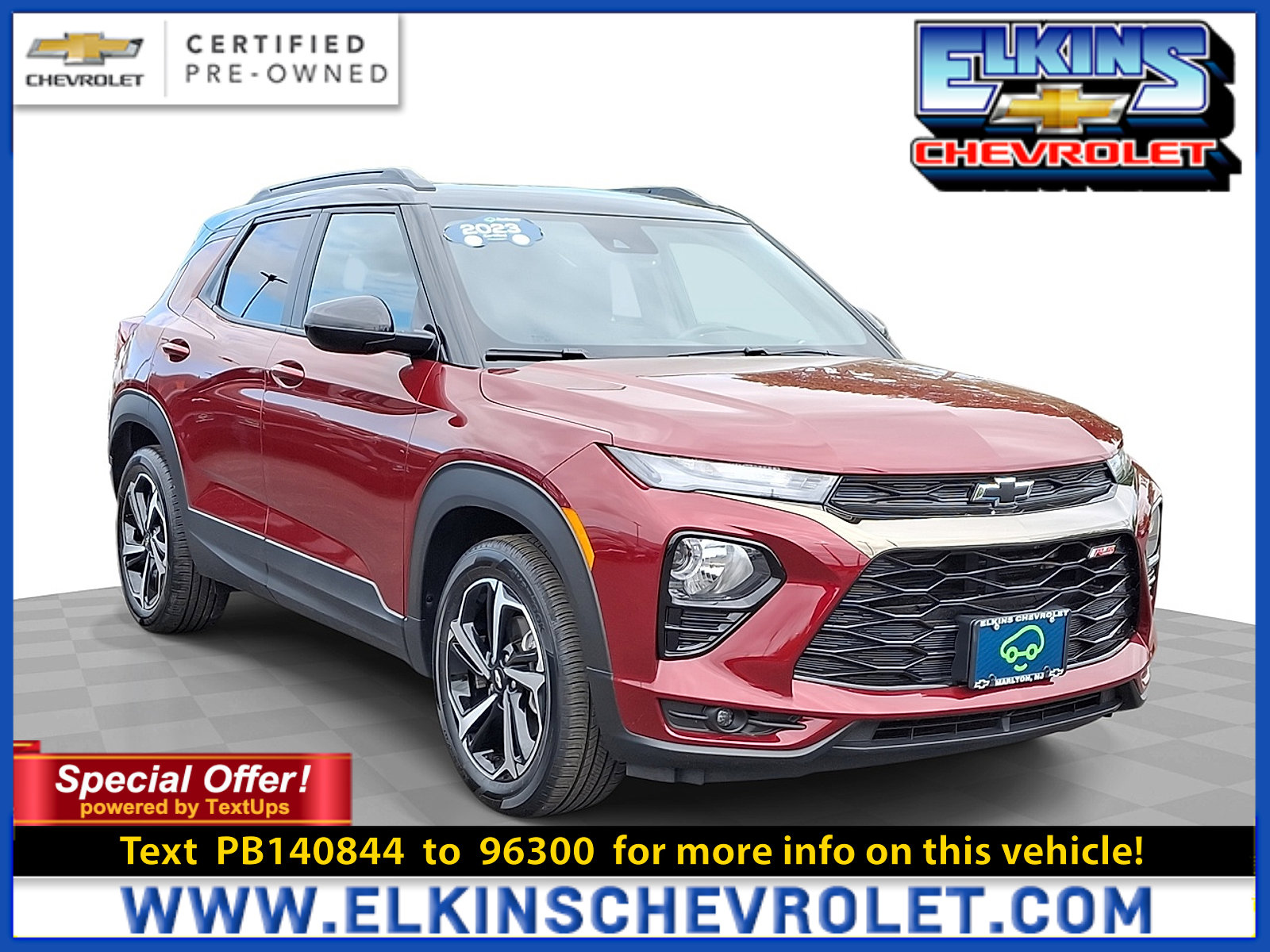 Certified 2023 Chevrolet TrailBlazer RS w/ Sun and Liftgate Package FWD video 1
