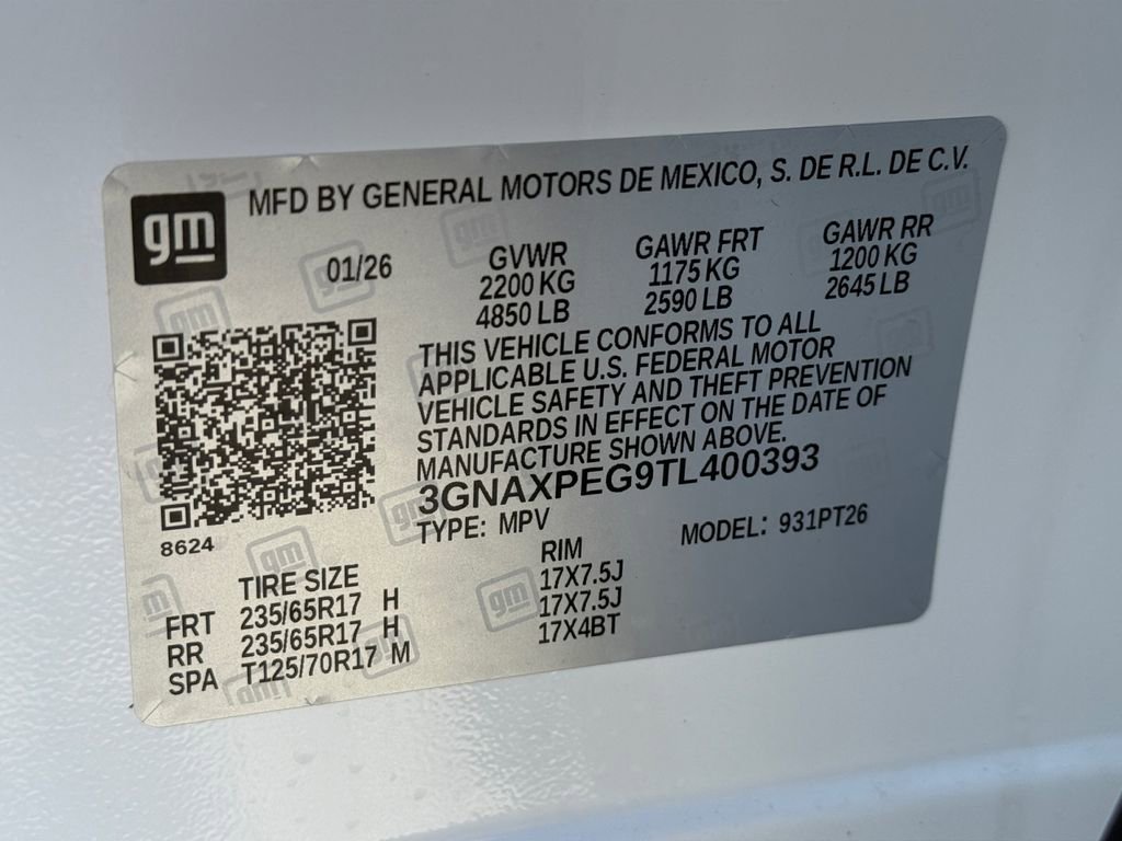 New 2026 Chevrolet Equinox LT image 26