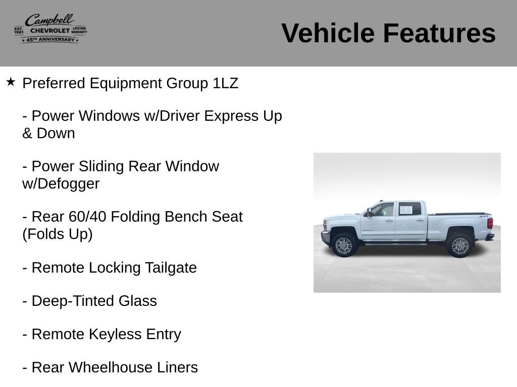 Used 2017 Chevrolet Silverado 2500 LTZ w/ Duramax Plus Package AWD/4WD image 5