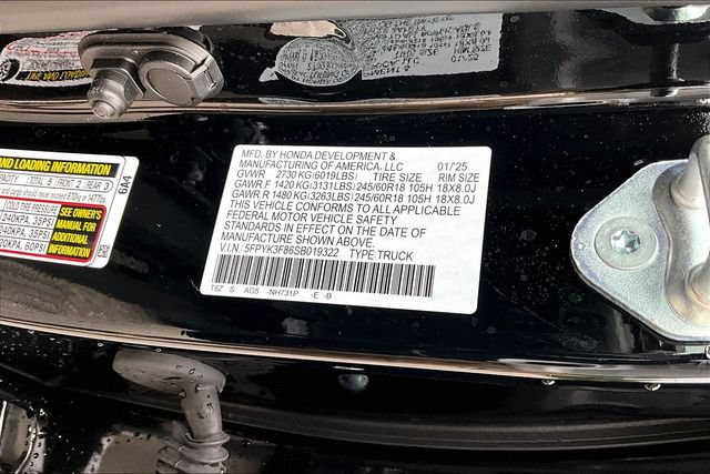 Used 2025 Honda Ridgeline Black Edition image 19