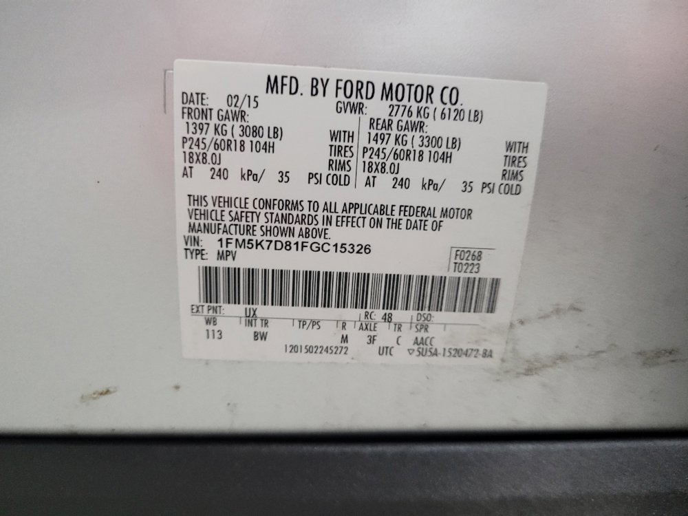 Used 2015 Ford Explorer XLT w/ Equipment Group 202B FWD image 33