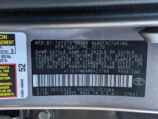 Used 2021 Toyota Camry SE image 22