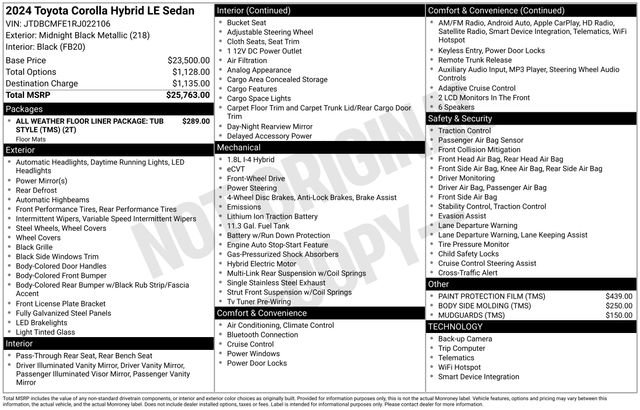 Used 2024 Toyota Corolla LE image 7